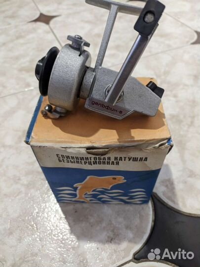 Катушка спиннинговая безынерционная Дельфин-6