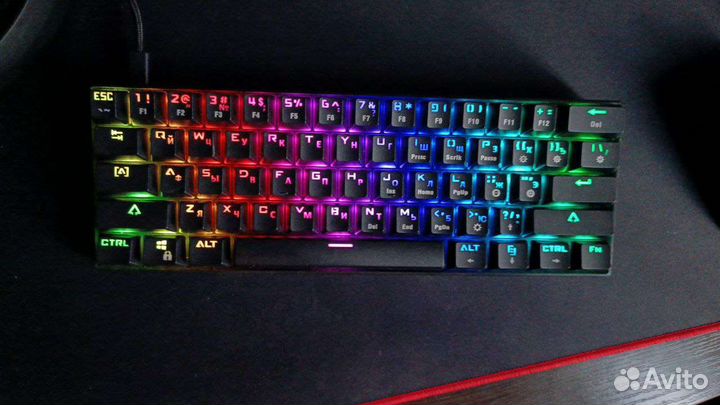 Игровая механическая клавиатура dexp tanto rgb