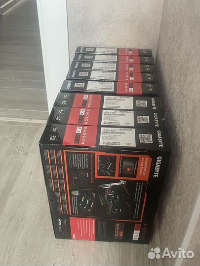 Лот 10шт Gigabyte Gaming RX570 4GB в идеале