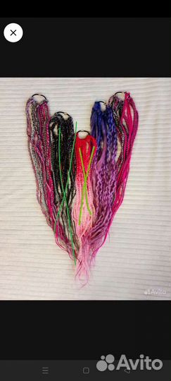 Афрорезинки детские