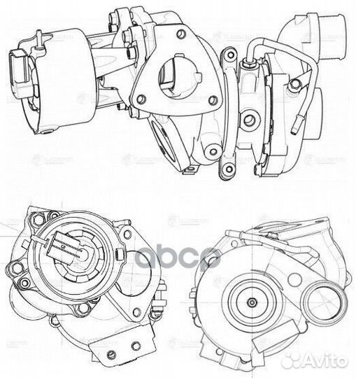 Турбокомпрессор для а/м Land Rover Discovery (09)