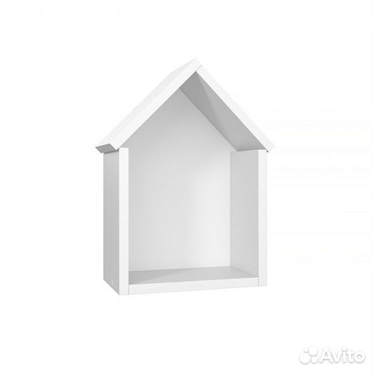 Полка настенная для игрушек Домик пн-8/1