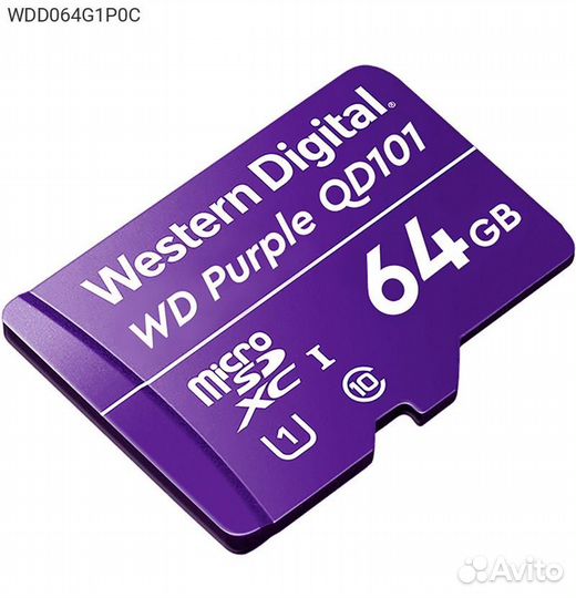Карта памяти Western Digital Purple SC QD101 micro