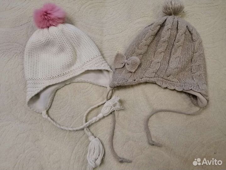 Шапка-шлем,шапки,варежки,1-3года