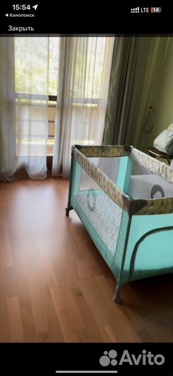 Детская кроватка манеж с матрасом прокат аренда