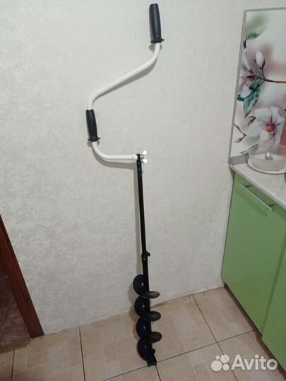 Ледобур тонар 130 левый телескопический