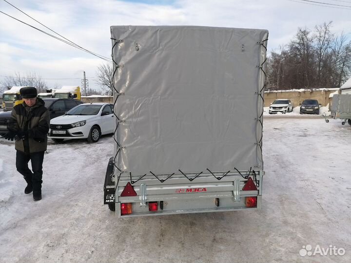 Прицеп 14.022 с тентом аэро 150 см. Для цветов