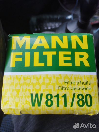 Фильтр масляный mann w811/80