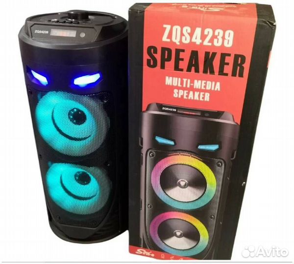 Портативная колонка bluetooth zqs 4239 с пультом