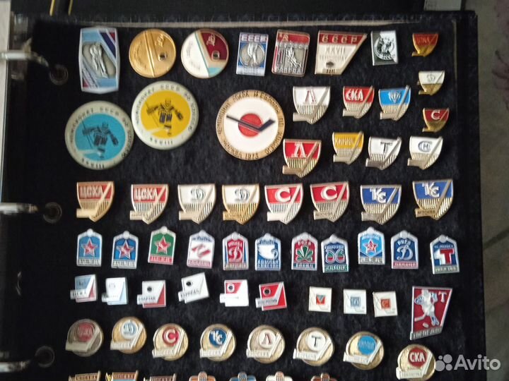 Значки хоккей