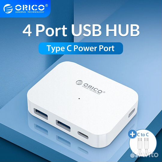 USB-разветвитель orico, USB Type-C, USB 3,1