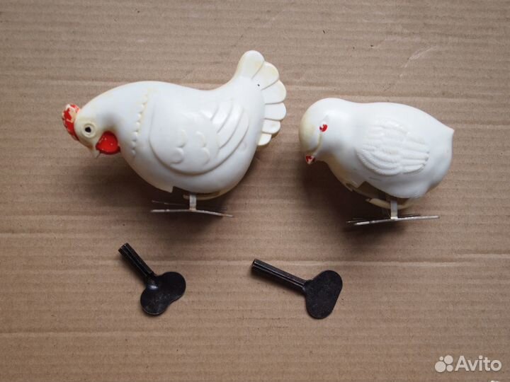 Заводная игрушка птички СССР