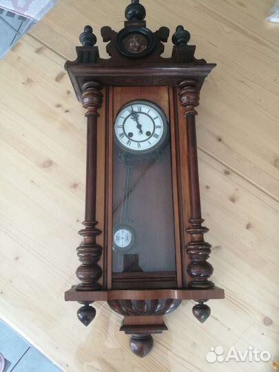 Антикварные часы часы Gustav Becker