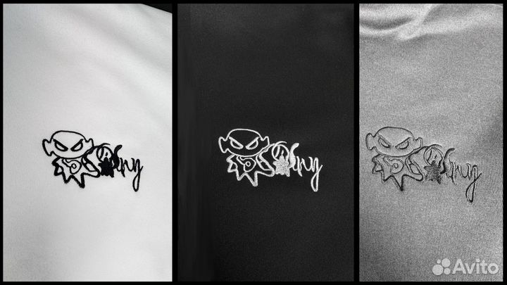 Зип Худи Rhinestones черная