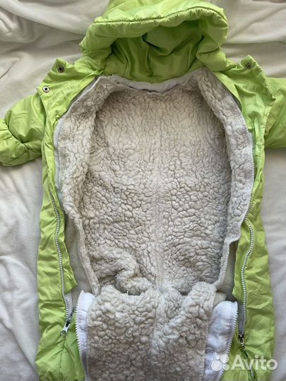 Зимний комбинезон на мальчика 74 размера