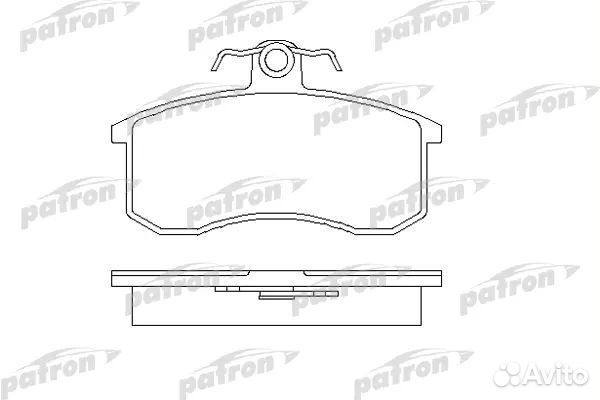 Patron PBP527 Колодки тормозные дисковые передн бе