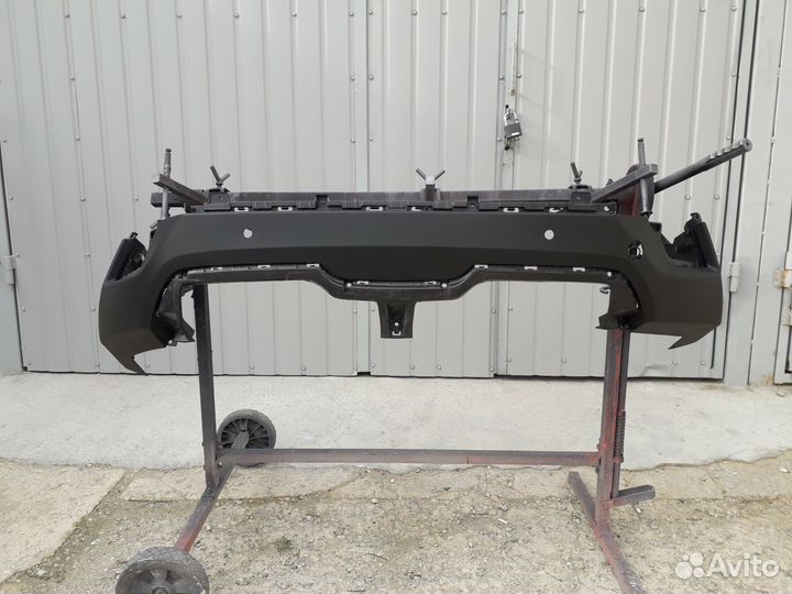 Юбка заднего бампера Hyundai Creta 1 парктроник