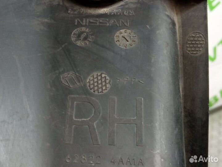 Дефлектор радиатора передний правый Nissan Almera