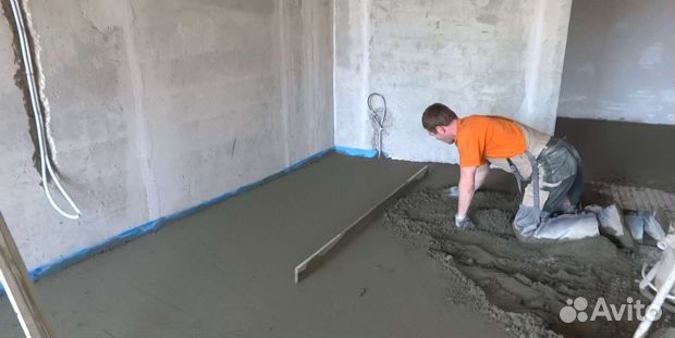 Бригада на полусухую стяжку