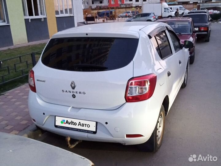 Renault Sandero 1.6 МТ, 2017, 263 000 км