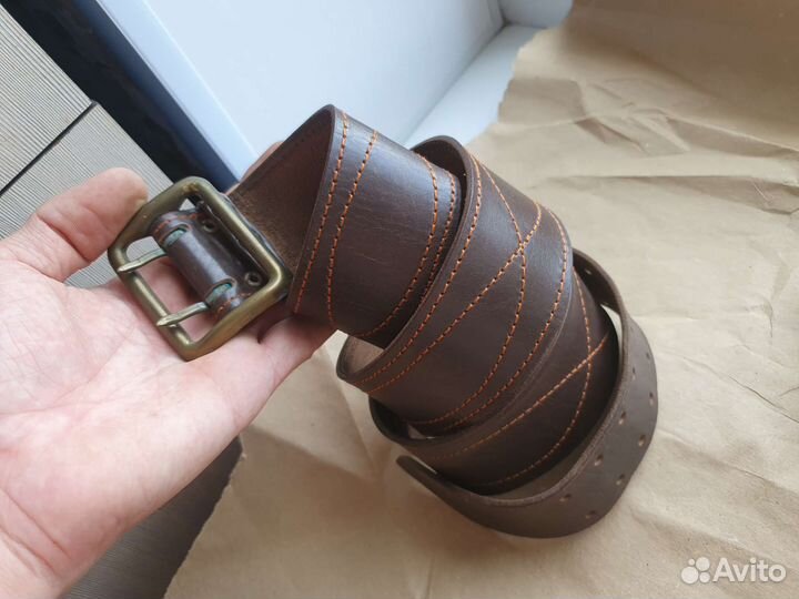 Офицерский ремень кожа СССР