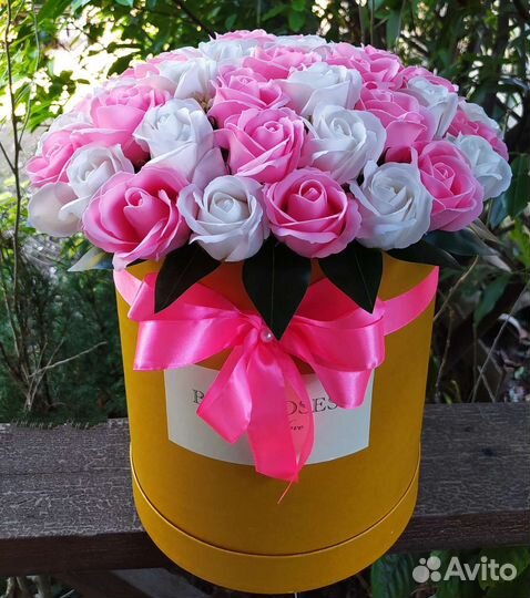 51 Роза из мыла.Мыльные розы.Букет из мыла