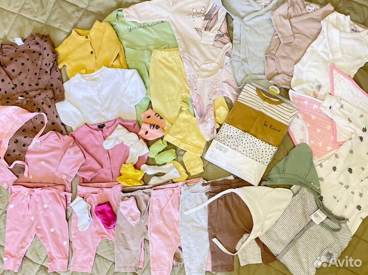 Пакет фирменных вещей на девочку 56 62