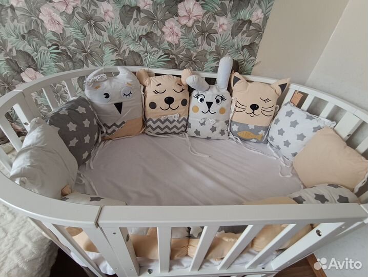 Бортики в детскую кроватку