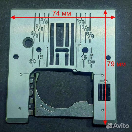 Игольная пластина janome MC