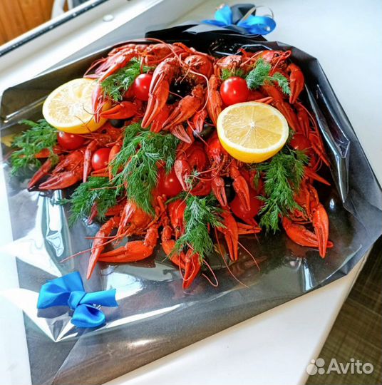 Букеты из раков