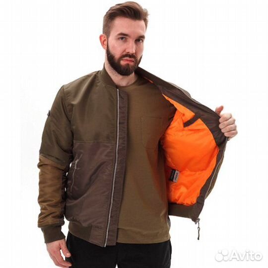 Куртка-бомбер (Remington) Patchwork