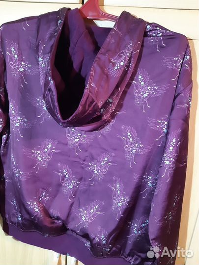 Олимпийка (бомбер, кофта) с капюшоном 2х сторонняя