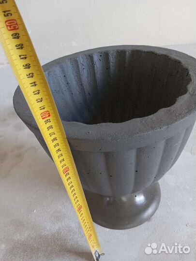 Вазон из бетона, вазон для цветов