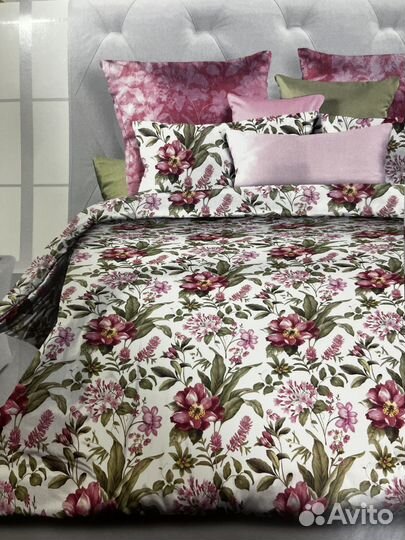 Cozy home двухспальное постельное белье Сатин