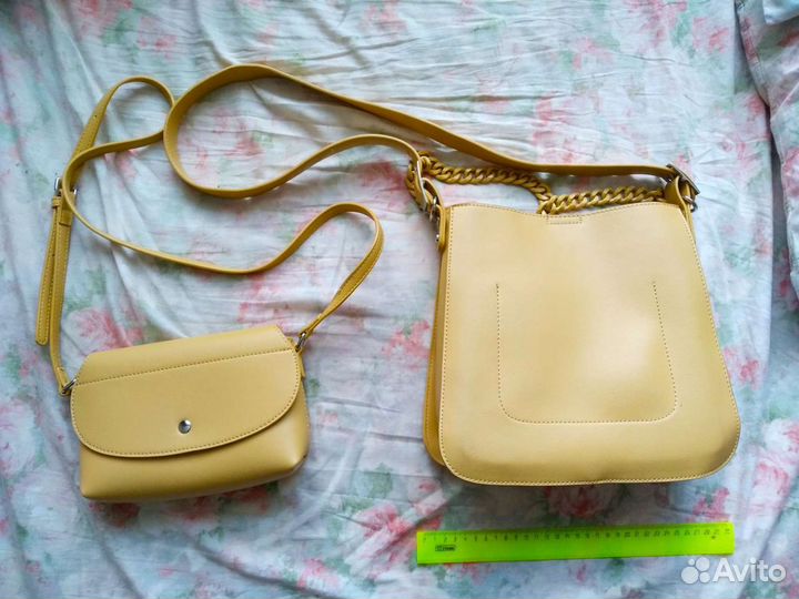 Сумка желтая летняя