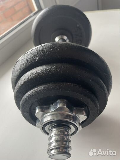 Гантели разборные 20 кг в кейсе