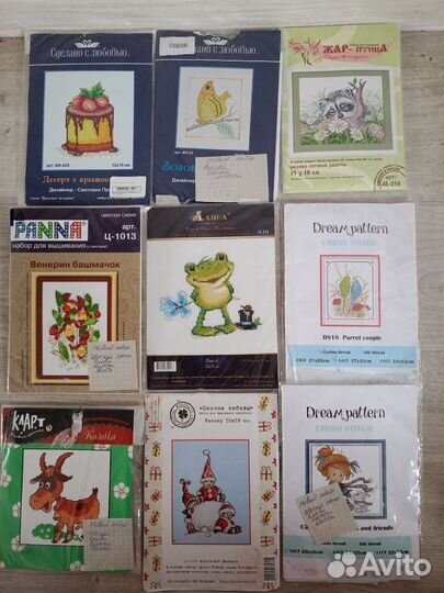 Наборы для вышивки крестом новые