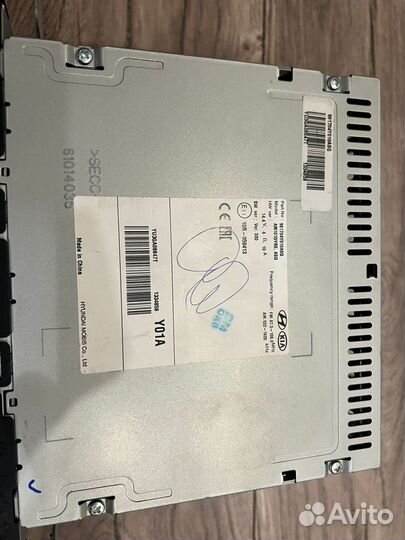 Магнитола KIA RIO 3 2015-2017 год