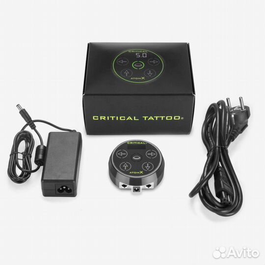 Блок для тату Critical Atom X Black