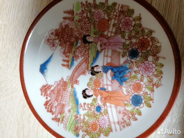 Чайный сервиз, костяной фарфор, винтаж