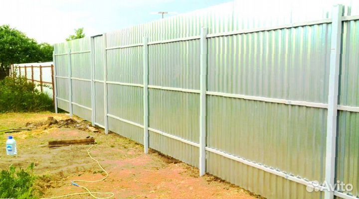 Забор из профнастила