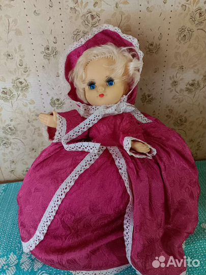 Кукла грелка на чайник СССР