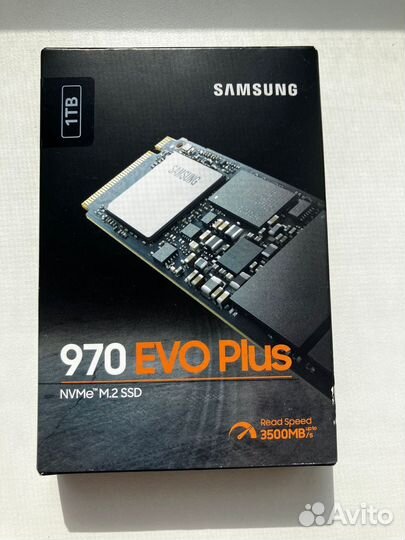 1000 гб SSD M.2 накопитель Samsung 970 EVO Plus