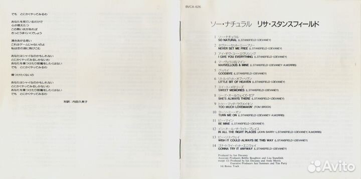 Lisa Stansfield - So Natural - 1993 (Japan, OBI)