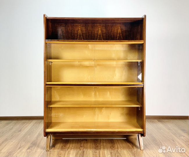 Винтажный книжный шкаф-стеллаж mid century