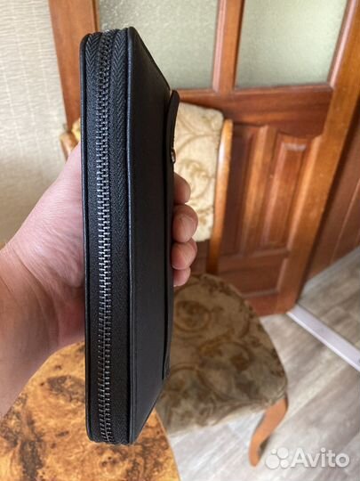 Кожаный клач мужской