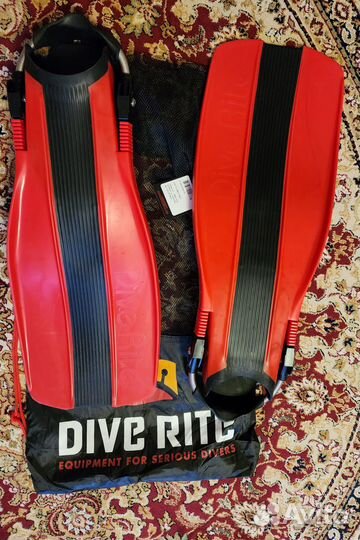 Ласты DiveRite XT красные размер М