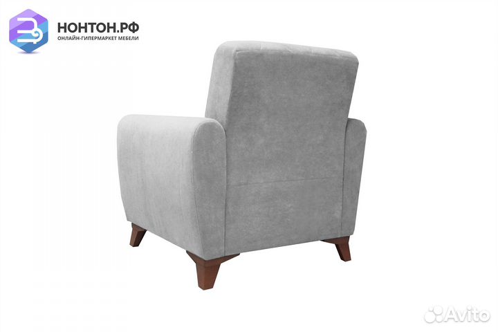 Кресло Эдвин светло-серое