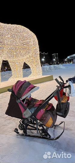 Коляска санки