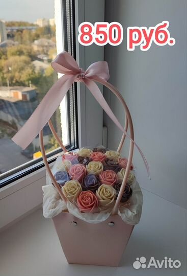 Букет из шоколадных роз